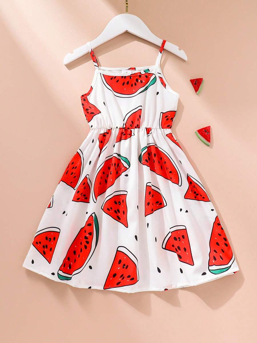 Girls Sleeveless White Dress With Simple Sketch Prints, New Casual Fashion Style Spring/Summer Girls Dress For Young Girl Outdoor Sports & Recreation - White - View 1