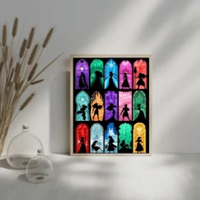 Set di Pittura di Diamanti 5D per adulti - Diamanti tondi completi - Eccellente per decorazione domestica in camera da letto, sala da pranzo, ingresso, studio, bagno