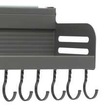 YUNRUX Wall Shelf Kitchen Shelf Gastro Shelf Wall Shelf With Spice Shelf Stainless Steel