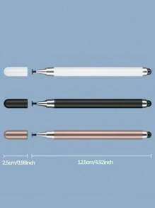 High Precision Silicone Round Disc Tip 2-In-1 Stylus Pen For Phone & Tablet, Capacitive Stylus Pen Compatible With Apple IPad, Tablet, Drawing, Painting, Writing