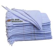 Cotton Cloth Tortilla Napkins With Fringes, Stripe Design, Made In Mexico. Table Napkins, Kitchen Fabrics, Tablecloths, Table Linens.