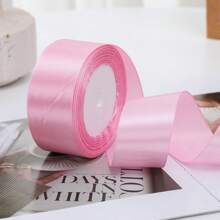 5卷奢华丝绸缎带，每卷25码/1.57英寸宽，适用于手工蝴蝶结、DIY礼品包装、婚礼装饰、丝带花束、工艺品、织物、手工婚礼花束材料、礼品包装材料、蛋糕装饰丝带等。