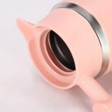 1pc 1100ML/37oz Stainless Steel Carafe, Home & Office Large Capacity Coffee Pot, Hot Water Kettle, Tea Pot Back To School - Multicolor - View 6