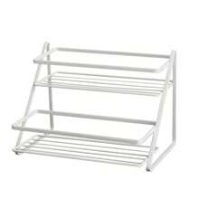 1pc Cabinet Corner Spice Organizer Rack, Kitchen Shelf Condiment Storage Holder - White - View 6