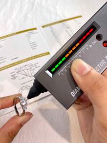 1 Pieza Anillo de boda con banda de moissanita de 3 diamantes en diseño de 4 garras, color D, 1ct, de plata de ley 925, adecuado para compromiso, esposas, novias, regalos de cumpleaños, regalos de aniversario, joyería fina nupcial