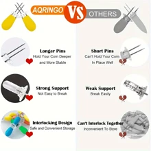 4/8/10pcs Stainless Steel Corn Holders - Interlocking Design, Convenient For Grilling And Home Cooking, Corn Cob Holders, Stainless Steel, Corn Roasting Forks, Suitable For Household Cooking, Party, Camping