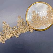 5 码水溶性金色花卉蕾丝，适用于家庭婚礼装饰，可自由裁剪，用于 DIY 工艺品和蕾丝配件 - 精致、易于使用、多用途 - 彩色 - 查看 3