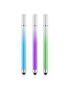 High Precision Silicone Round Disc Tip 2-In-1 Stylus Pen For Phone & Tablet, Capacitive Stylus Pen Compatible With Apple IPad, Tablet, Drawing, Painting, Writing