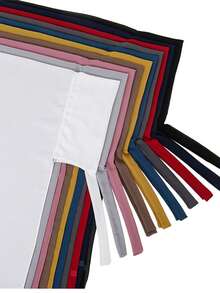 1pc Plain Soft Milk Silk Scarf, Versatile Head Wrap For Women - Black - View 4