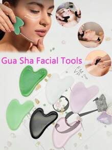 1 szt. Gua Facial Tools, masażer do twarzy do pielęgnacji skóry, relaksacji i redukcji obrzęków, narzędzia do pielęgnacji skóry, prezent dla mężczyzn i kobiet, uroda, produkty do pielęgnacji skóry, spa, pielęgnacja, narzędzia do pielęgnacji skóry, pielęgnacja twarzy, akcesoria kosmetyczne, masaż, narzędzie do masażu twarzy, wałek do masażu twarzy