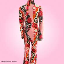 5pcs 70s Retro Hippie Set With Necklace And Earrings Vintage Set For Girls And Women(Pattern Position Is Random) (Excluding Glasses)Subersive Sexy Style,Festival Outfit,Holiday Gift,Going Out Outfit, Partywear, Elegant Outfit,Floral, Grown Women Outfits,For Halloween Party Dressing Up