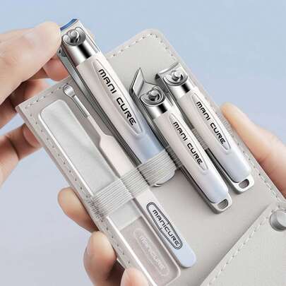 4/5Pieces/Set Nail Clippers Set ,Personal Care Nail Clipper Kit ,Manicure Set ,Professional Manicure Pedicure Set ,Women/Men Accessories Personal Care Set Nail Grooming Kit Present For Men Husband Boyfriend Parent