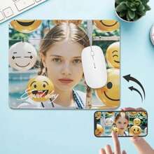 Personalized Custom Photo Sublimation Blank Mouse Pad Sublimation Transfer Sublimation Blank Mouse Pad Anti-Slip Bottom 22 Cm/8. Inches*18 Cm/7 Inches Back To School - Multicolor - View 3