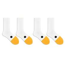 1 Pair/2 Pairs Funny Personalized Cartoon Goose & Duckling Printed Mid-Calf Socks, Family, Couple Matching Hosiery - Multicolor - View 10