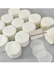 900/450/300/150/75/38 Pcs Oval Cleaning Pads, Suitable For Face Use, High-Quality Makeup Remover Pads, Hypoallergenic Lint-Free Rounds, Fit For All Skin Types, Disposable Beauty Wet Wipes, Non-Woven Facial Cleansing Wipes