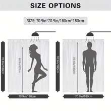 1pc YWJHUI Adorable Meerkat Cartoon Shower Curtain - Waterproof & Machine Washable Polyester, All-Season, With Free Hooks, Perfect For Bathroom Decor, Shower Curtain For Bathrooms