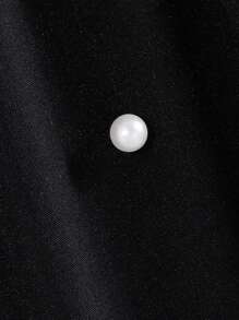 年轻女孩优雅无袖串珠荷叶边下摆连衣裙，适合海滩度假、休闲日常穿着、派对和郊游、夏季 - 黑色 - 查看 4