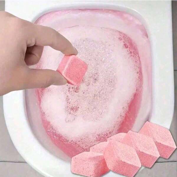 24pcs Of Strong Deodorizing Urine Scale Toilet Cleaner, Toilet Cleaner, Toilet Cleaning Tablets, Effervescent Remover, Toilet Cleaner, And Toilet Effervescent Tablets, Suitable For Toilet Sheets. It Is Also Used In Washing Machines