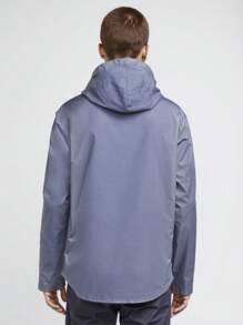 Nike Woven Pullover Field Jacket - Diffuse Blue/white - View 3