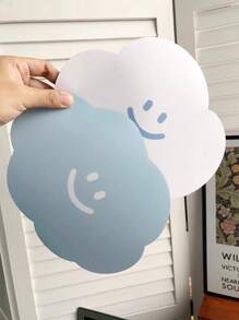 1 件小云形鼠标垫，简约可爱设计，适用于笔记本电脑，优雅的办公室家居使用，适合女性