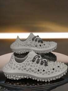 Men's Summer Slide Sandals, Non-Slip Soft Sole Sports Closed Toe Slip On Casual Slippers, Simple & Versatile Design, Suitable For Driving