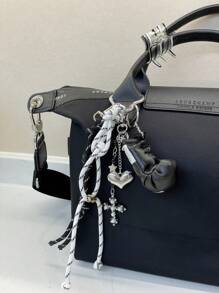 1PC Angola Red/Pink/Black/Silver/Gold Boxing Love Bag Charm,Keychain Accessories Car Pendant Can Be Used For Bag Pendant Pendant. Gifts Valentine'S Day Stylish For Teen Girls Women College Students Teacher White-Collar Workers Rookies & White-Collar Workers Gift Accessories Decor Present Car Accessories Women Key Chain Charms Back To School Supplies Gifts For Teachers