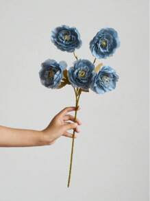 1/3/8 pièces Fleurs artificielles, lotus en soie à 5 têtes, fausse pivoine à tige longue, convient pour le mariage, la cérémonie, la décoration, l'aménagement floral DIY, la décoration intérieure du salon, de la chambre à coucher, de la salle à manger, pivoine artificielle réaliste pour le bureau, le jardin, la fête, la décoration de boutique, la décoration de fête, de vacances - sans contenant, en matière plastique, pour poser sur une table, bouquet de mariée vert intemporel, centre de table romantique, centre de table de table