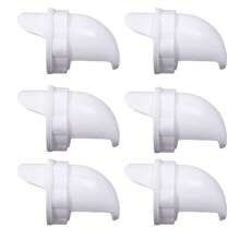 4 口自动鸡喂食器，DIY 家禽喂食器套件，带 4 个塞子和 1 个孔锯，防风雨可重复使用重力鸡喂食器，适用于桶、桶、板条箱、食槽