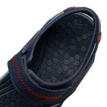 Skechers 男士休闲轻便舒适凉鞋/拖鞋 237286-NVGY - 海軍藍色/灰色 - 查看 6