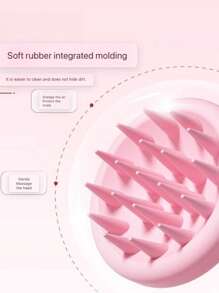 1 件装硅胶头皮刷、洗发按摩刷、女士头发刷、头皮清洁和止痒、发刷、梳子、美发工具、美发产品及理发沙龙美容旅行必需品配件