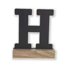 1pc 3.9 Inch Rustic Wooden Alphabet Letter For Home Decor Birthday,Christmas,Graduation,Bridal Shower,Wedding,Anniversary Party Supplies And Room Decoration