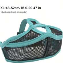 Muselière pour chien, muselières souples en maille pour chiens petits, moyens et grands, chihuahua, caniche, husky, labrador retriever. Garde-bouche de chien respirant pour la morsure, la mastication et la toilettage