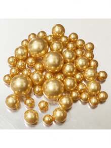6050pcs Artificial Floating Pearls - Non Porous Plastic Pearls For Vase Filling - Glossy Decorative Pearls For Center Decorations, DIY Weddings, Parties, Birthdays, Anniversaries, Christmas Decorations[Excluding Vase, DIY Required]