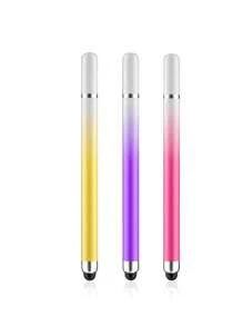 High Precision Silicone Round Disc Tip 2-In-1 Stylus Pen For Phone & Tablet, Capacitive Stylus Pen Compatible With Apple IPad, Tablet, Drawing, Painting, Writing