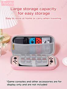 Ayotu Customizable Text & Name Compatible With Nintendo Switch/OLED/Lite Consoles & Accessories Set. Includes Protective Case, Storage Bag, Base Shell, Console Cover, Game Card Case, Controller Cover And More. High Definition Custom Design, Ideal Creative Gift For Birthday, Anniversary, Valentine's Day, Holidays - Multicolor - View 9