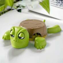 Posavasos con diseño de tortuga - Decoración de escritorio divertida y resistente al calor, Posavasos de plástico verde colorido para fiestas de Halloween, Navidad, Pascua, Acción de Gracias, regalos de broma y decoración de oficina en el hogar, Ornamento con tema de tortuga