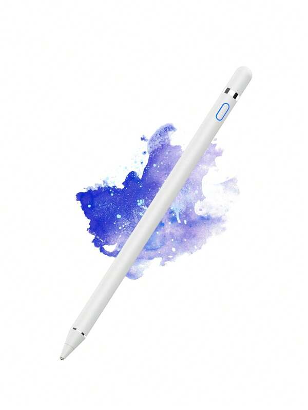 Universal Stylus Pen Compatible With IOS&Android Touch Screen, Pencil With Dual Touch Function, Rechargeable Stylus Compatible With Ipad/IPad Pro/Air/Mini//Cellphone/Tablet Drawing&Writing (White)
