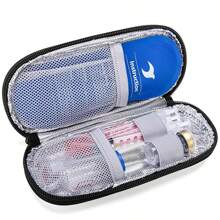 1 件轻质胰岛素冷藏旅行箱，便携式隔热冷藏袋，糖尿病医疗冷藏袋，带 2 个冰袋 - 糖尿病药物储存盒，织物，紫色 - 彩色 - 查看 4