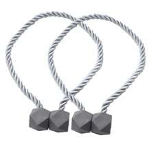 2pcs Magnetic Window Curtain Tiebacks, Cube Shaped Curtain Clips For Curtain Holdback, Curtain Ties, Curtain Hooks, No Drill Window Curtain Holders - one-size - View 9