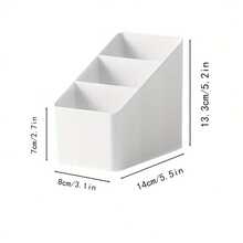 1 Stück Aufbewahrungsbox für den Desktop für Wohnzimmer oder Büro, kann für Unordnung, Fernbedienungen und Kosmetik verwendet werden, leicht aufzuräumen im Studentenwohnheim