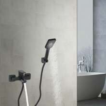 HaroldDol Grifos para bañera - Negro - Ver 1