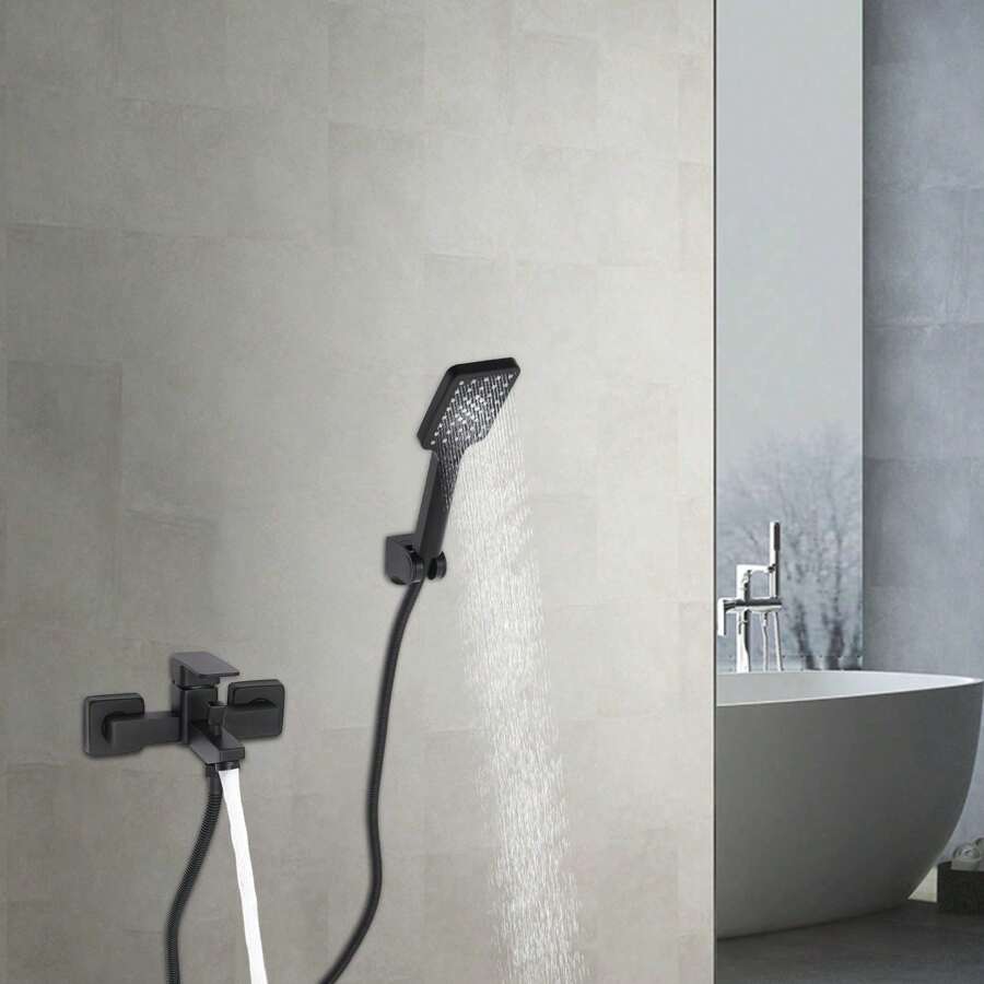 HaroldDol Grifos para bañera - Negro - Ver 1