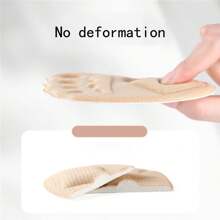 2 Pairs Non-Slip, Cushioned Half Insole Pads, Thick Forefoot Cushion For Women High Heels, Reduce Shoe Size