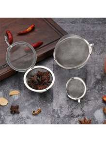 1pc, Mesh Seasoning Ball, Spice Ball, Metal Tea Bag, Tea Ball, Tea Strainer, Tea Steeper, Mesh Tea Infuser, Premium Tea Filter, Mesh Tea Filter, Creative Tea Separator, Kitchen Accessaries, Kitchen Tool