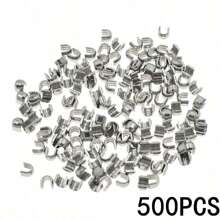 100/300/500pcs Size 5 Zipper Pull Tab, Zipper Top Stopper, Sewing Zipper Accessories