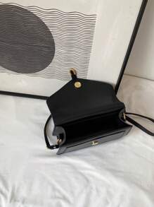 Square Bag, Women's Bag, High-Quality Crossbody Bag, 2025 Fashionable And Simple Small Square Bag, Shoulder Small Bag - Black - View 4