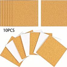 用于水钻艺术背衬的软木杯垫、用于水钻绘画杯垫的自粘软木板、用于 DIY 成人工艺配件的空白软木垫 - 多款 - 查看 7
