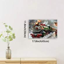 Framed Denozer - Christmas Wall Decoration Painting Gift Posters Home Decoration Wall Art Pictures HD Canvas Print,Stretched And Framed Ready To Hang