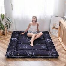 MAXYOYO - Puf plegable para sofá, cama, colchón de piso para adultos, grueso y largo con funda lavable con, gris, 30 x 95 pulgadas - Estrella Lunar - Ver 6