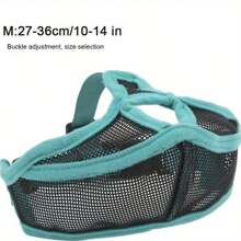 Muselière pour chien, muselières souples en maille pour chiens petits, moyens et grands, chihuahua, caniche, husky, labrador retriever. Garde-bouche de chien respirant pour la morsure, la mastication et la toilettage